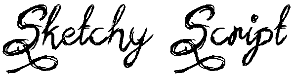 Sketchy Script Font
